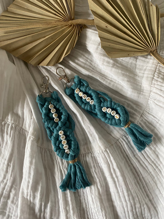 Mots doux bleu canard