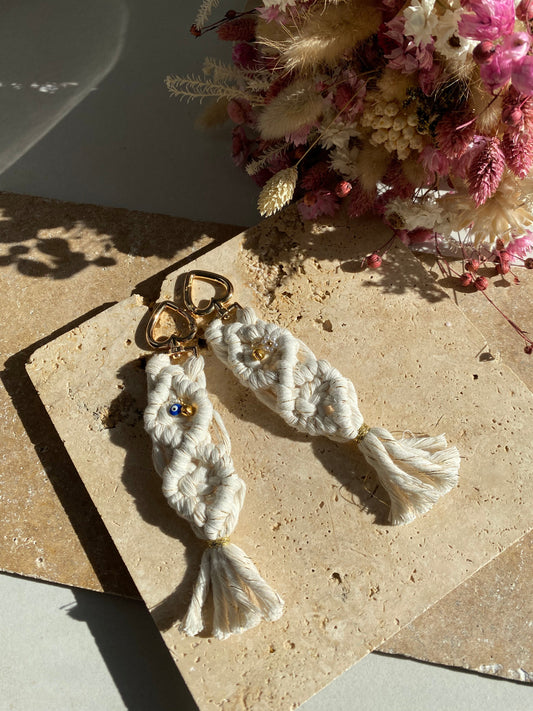 porte-clé mikonos - porte-clé grigri porte bonheur thesweetharmony - porteclé personnalisable