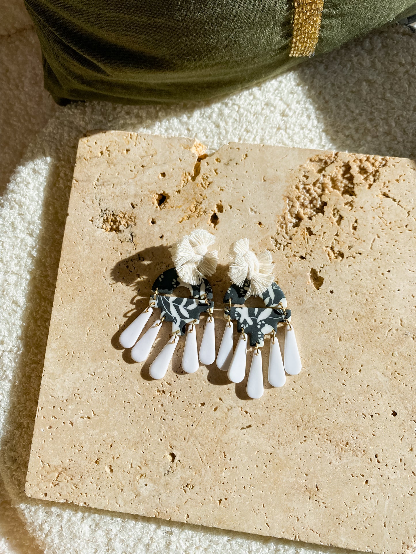 Zoé - boucle pâte fimo